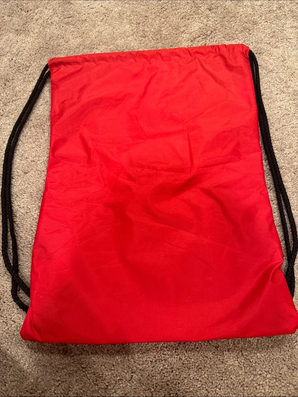 Chicago Blackhawks Red & Black Drawstring Backpack